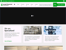 Tablet Screenshot of loradchemical.com